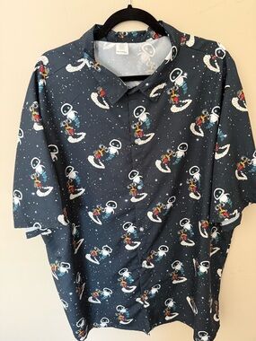 Men's XXL Rewind Era Disney Pixar Wall-e Print Short Sleeve Shirt